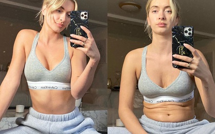 Không ngại tự dìm, nữ influencer đăng hết ảnh bụng ngấn, cằm nọng của mình để chứng minh trên instagram toàn 'ảo' hết đấy
