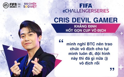 Cris Devil Gamer gáy cực khét dù phải đối đầu toàn cao thủ FIFA Online 4, Văn Toàn tuyên bố "làm gỏi" đàn em Tiến Linh!