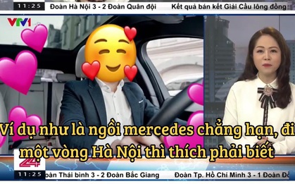 VTV vừa có màn "cà khịa" căng cực khi nhắc đến câu "ngồi xe Mẹc đi một vòng Hà Nội" từ ồn ào của Quang Hải