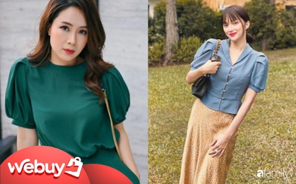 Vừa che được bắp tay to còn "hack tuổi" đáng kể, bảo sao kiểu váy áo này được cả loạt mỹ nhân Vbiz thi nhau diện