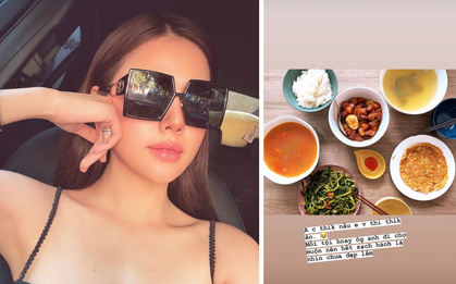 Phanh Lee tiết lộ bữa cơm giản dị với chồng đại gia, quan trọng là anh chồng nấu hết cơ