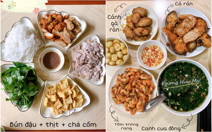 Ở Anh vẫn nấu được mâm cơm Việt đủ cà pháo, canh cua rau đay đến bún đậu mắm tôm