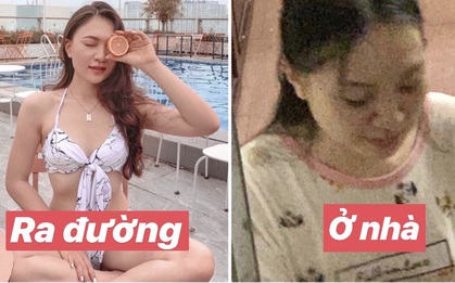 Gái xinh khoe ảnh ra đường - ở nhà khác 1 trời 1 vực, trúng phóc tim đen của hội chị em
