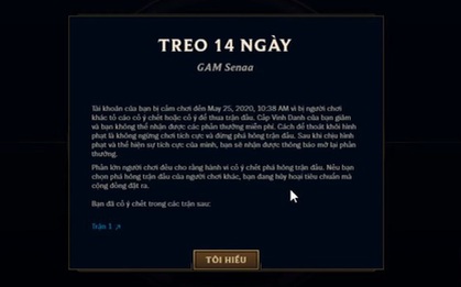 Riot Games thông báo về cuộc "thanh trừng phá game" - phát hiện feed quá nhiều là bị ban 14 ngày
