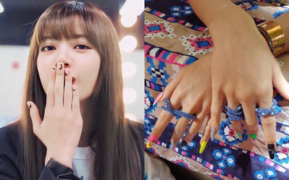 Loạt mẫu nail của Lisa quá xịn, dự là sẽ thành hot trend, các tiệm nail sắp copy rần rần