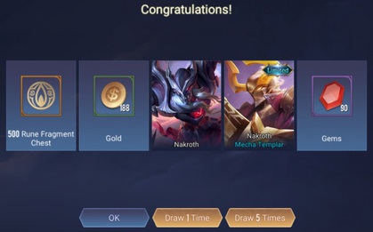 Liên Quân Mobile: Game thủ nhận miễn phí Nakroth ADC nhờ... sự cố kỹ thuật của iOS