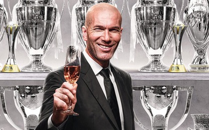 Real Madrid vô địch La Liga: Giờ thì ai dám bảo "gã hói" Zidane ăn may, ăn hôi?