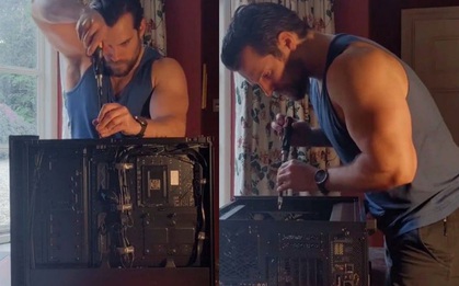 Bộ PC chơi game vừa được ''Witcher'' Henry Cavill tự tay lắp ráp có cấu hình khủng đến mức nào?