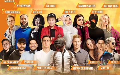 Hiền Hồ bất ngờ đối đầu 2 siêu sao bóng đá Kevin De Bruyne và Paulo Dybala trong sự kiện PUBG Mobile