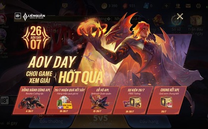 Liên Quân Mobile: Garena tặng cả "núi quà" cho game thủ, từ skin đến hiện vật trăm triệu đều có đủ!