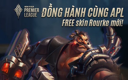 Garena chơi lớn, cho game thủ nhận miễn phí skin Rourke Cuồng Tặc khi tham gia sự kiện "Đồng hành cùng APL 2020"