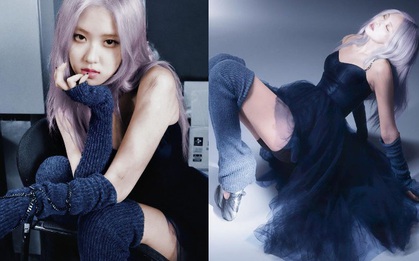 Rosé (BLACKPINK) gây bão vì loạt ảnh trắng đen hóa "thiên nga đen" xinh ngây ngất, ai dè càng xuất sắc hơn khi fan trổ tài tô màu