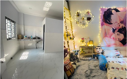 Cô nàng khoe công trình F5 phòng giá chỉ 3,5 triệu, ai cũng gật gù: Người đâu vừa xinh vừa khéo