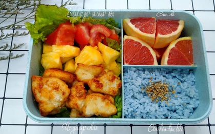 Gái văn phòng giảm được kha khá mỡ bụng nhờ tự nấu cơm hộp mang đi làm, "healthy" mà giá chỉ 35-40k