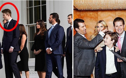 Hình ảnh mới nhất của "Hoàng tử Nhà Trắng" Barron Trump lại gây chú ý với chiều cao khủng, nhìn lại ảnh 4 năm trước ai cũng ngỡ ngàng