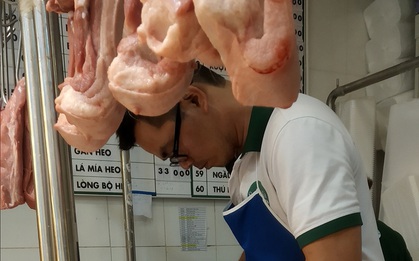 Thịt heo sỉ 100.000 đồng/kg, bà nội trợ vẫn phải mua lẻ gần 200.000 đồng/kg