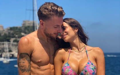 Đả bại Ronaldo trong cuộc đua đến Chiếc Giày Vàng châu Âu, Immobile được cô vợ người mẫu thưởng nóng
