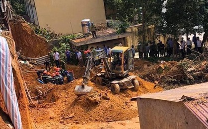Phú Thọ: Sập công trình đang thi công trong trường học, 4 người tử vong
