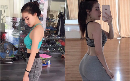 Âu Hà My từng khoe ảnh lột xác nhờ tập gym, đập tan tin dồn dao kéo vòng 3