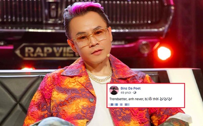 Binz nhá hàng câu lyrics gọi mình là "trendsetter" các kiểu, fan lập tức "cà khịa" chê cách tạo dáng lỗi thời tại Rap Việt