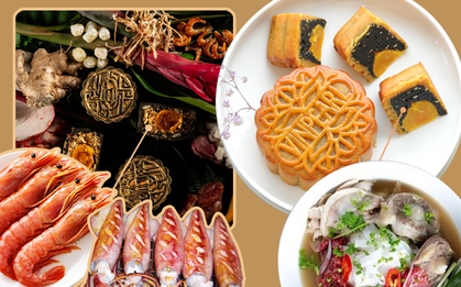 Các khách sạn, nhà hàng cao cấp năm nay đồng loạt chơi lớn, từ bánh Trung thu nhân cá khô cho đến nhân phở bò Wagyu đều có cả