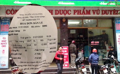 Ninh Bình: Xử phạt cửa hàng đội giá khẩu trang lên 600 nghìn/hộp