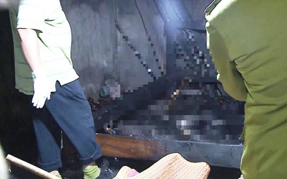 Hiện trường kinh hoàng vụ cha tẩm xăng thiêu sống 2 con khiến 3 người tử vong