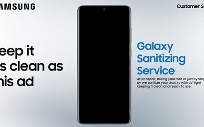 Samsung khử trùng điện thoại miễn phí tại Việt Nam
