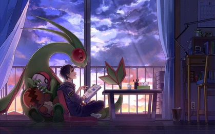 Nhìn loạt tranh "Pokémon và con người cùng chung sống hạnh phúc" mà chỉ muốn bắt chúng về làm pet