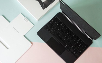 Táy máy bàn phím Magic Keyboard "hơn 10 củ" cho iPad Pro: Rất nặng, lắp vào dày hơn MacBook, bù lại gõ rất sướng tay