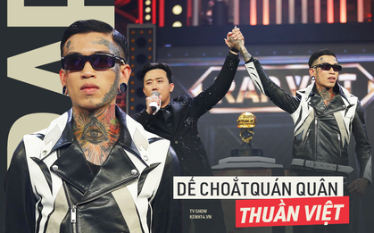 Điểm quyết định giúp Dế Choắt đăng quang: Là rapper thuần Việt từ tên gọi cho tới việc chỉ rap bằng tiếng mẹ đẻ