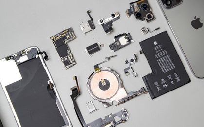 "Mổ bụng" iPhone 12 Pro Max tại Việt Nam: pin chữ L dung lượng 3.687mAh, camera sau vừa to vừa dài