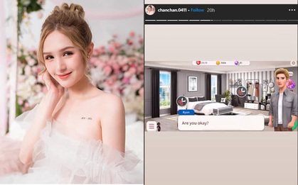 Sau đám cưới tiền tỷ với Xemesis, Xoài Non tập làm "vợ đảm" bằng cách... chơi game giả lập cuộc sống hôn nhân