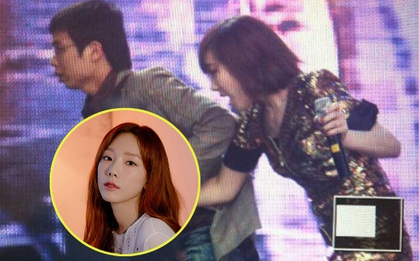 Taeyeon (SNSD) suýt bị fan cuồng bắt cóc ngay trên sân khấu, thoát nạn nhờ hành động dũng cảm của Sunny và người đặc biệt