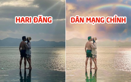 Thấy Hari Won đăng ảnh tối "mờ mịt", các cư dân mạng có tâm thay nhau chỉnh cho 1001 kiểu khác nhau, kiểu nào cũng ấn tượng