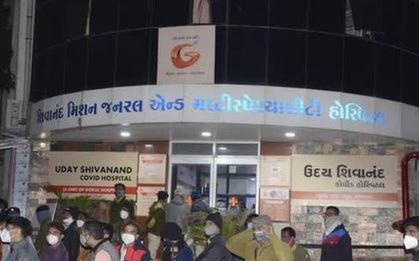 Cháy bệnh viện điều trị bệnh nhân COVID-19 ở Ấn Độ, hàng chục người thương vong