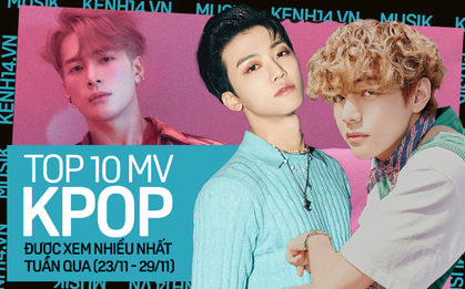 TWICE lại xếp trên BLACKPINK, NCT tổng tấn công hạng 1 của BTS tại 10 MV Kpop được xem nhiều nhất tuần