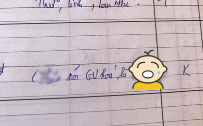 Nam sinh chơi lớn dám gọi giáo viên bằng một từ, cô tức anh ách ghi ngay vào sổ đầu bài
