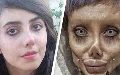 Cô nàng "Angelina Jolie bản zombie" nhận án 10 năm tù vì tội truyền bá hình ảnh lệch lạc