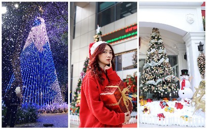 Noel tại các trường Đại học: Nơi có máy phun tuyết nhân tạo, nơi lung linh, rực rỡ như lễ hội ánh sáng