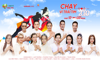 Hơn 30 sao Việt rủ nhau cùng “Chạy vì trái tim”