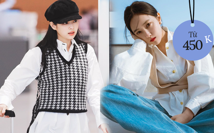 Mùa đông các nàng vẫn nên mua sơ mi trắng: Phối kiểu gì trông cũng sang xịn