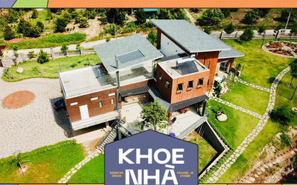 Mê Lâm Đồng, cặp vợ chồng xây nhà 1000m2 nằm giữa lưng chừng núi, "ở ẩn" nhưng vẫn tiện nghi bất ngờ