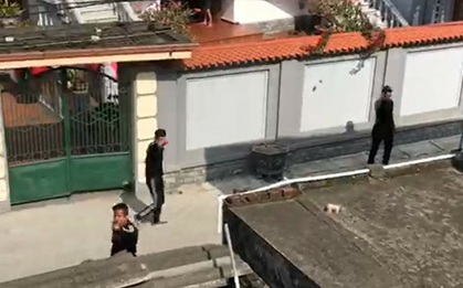 Điều tra nhóm đối tượng mang hung khí làm náo loạn làng quê, đe dọa "giết người"