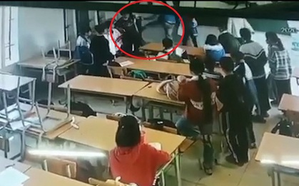 Xôn xao vụ phụ huynh xông vào tận lớp đấm, đá học sinh lớp 6 ở Điện Biên
