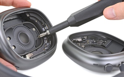 "Phẫu thuật" AirPods Max, iFixit cho biết tai nghe của Apple rất khó tháo rời
