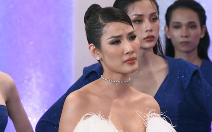 Hoàng Thùy mất bình tĩnh vì giám khảo nói quá nhiều, thậm chí còn bật lại Võ Hoàng Yến