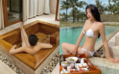 Kỳ Duyên tung ảnh chụp góc "hiểm hóc" gây lú cực mạnh, netizen phát hoảng vì tưởng nàng Hậu nude 100%