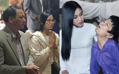 Hoa hậu Đỗ Thị Hà hỏi thăm và trao quà cho những hoàn cảnh khó khăn, cùng bố mẹ cúng bái Tổ tiên tại quê nhà Thanh Hoá