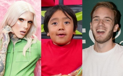 10 ngôi sao kiếm tiền nhiều nhất YouTube 2020, sao lại không có PewDiePie?